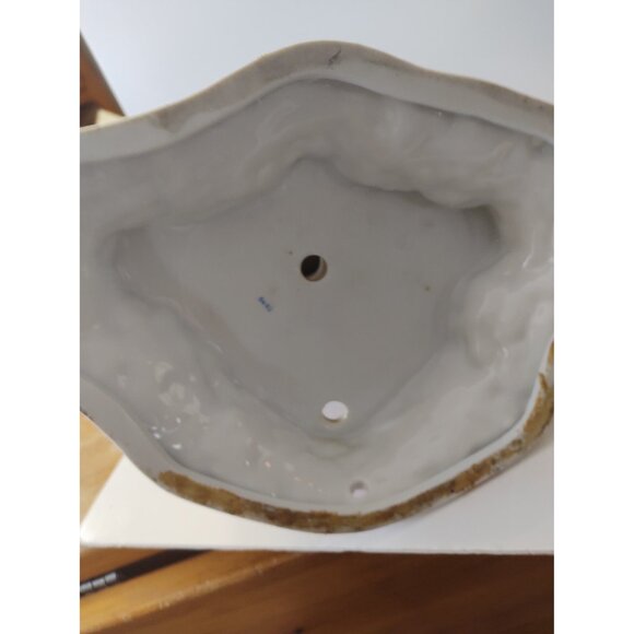 Vintage Arnart Figurine Ceramic Victorian 14" Tall Couple seated near Palm Trees - Picture 12 of 16